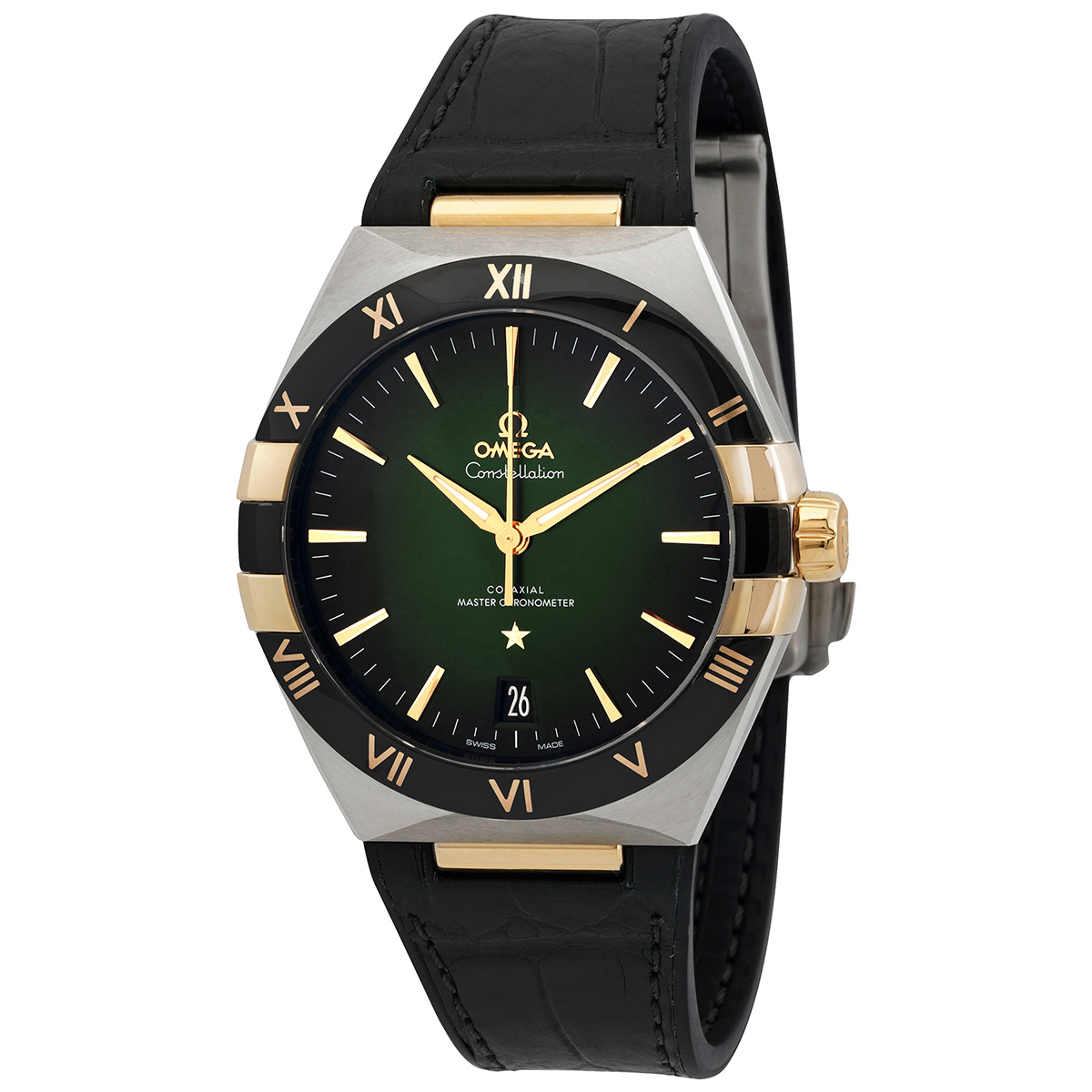 Constellation Automatic Chronometer Green Dial Men's Watch