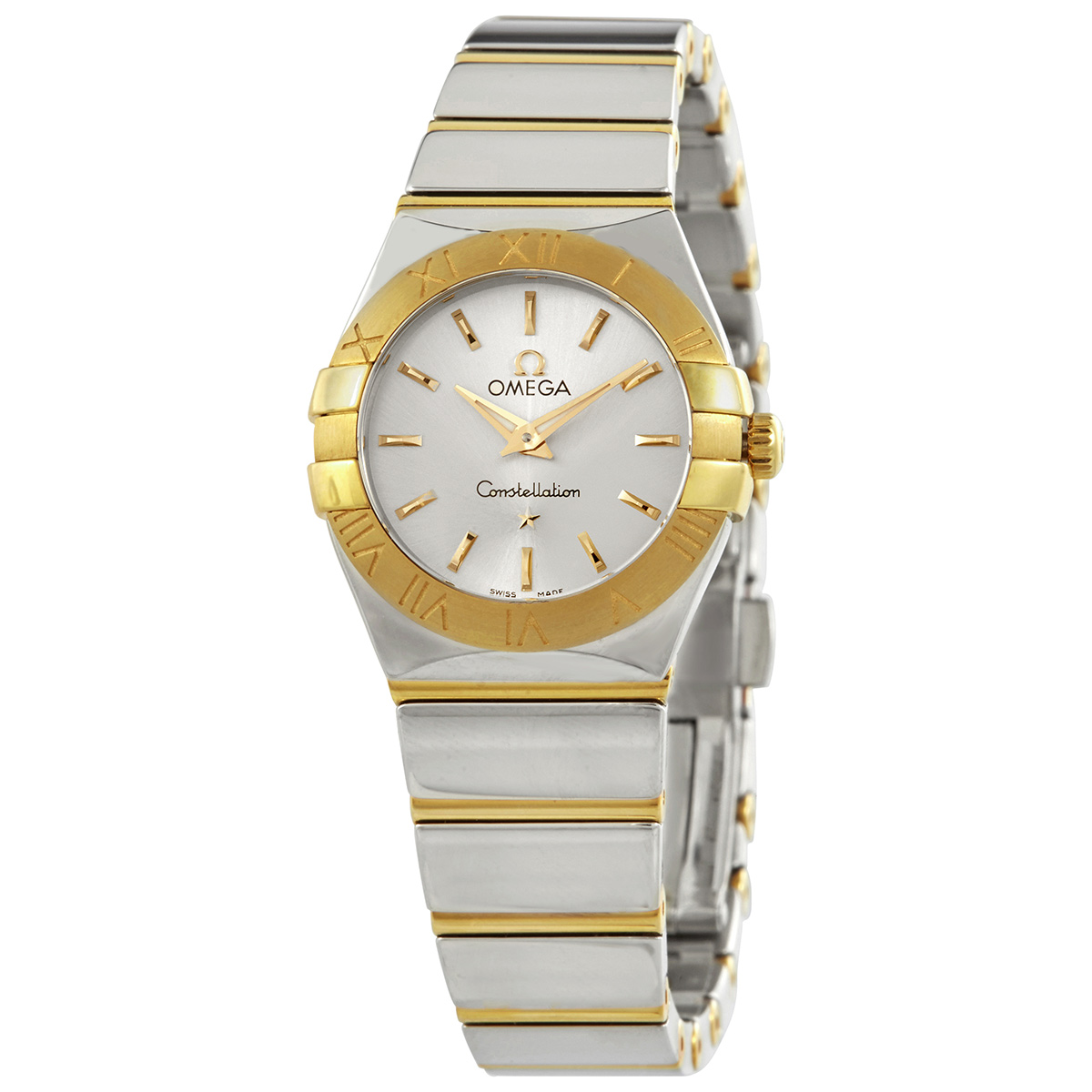 Omega Constellation Quartz Silver Dial Ladies Watch 123.20.24.60.02.004