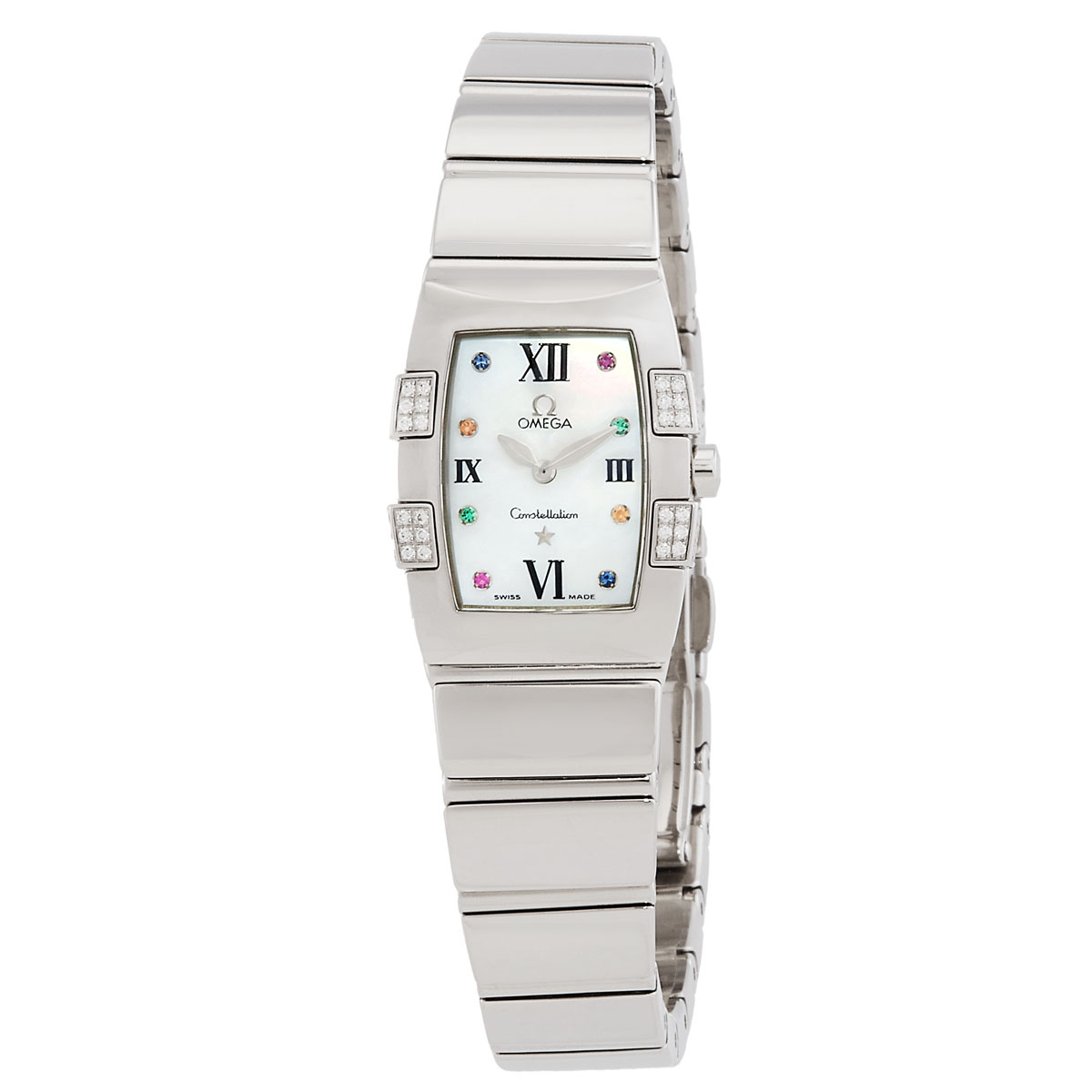 Omega Constellation Quartz White Dial Ladies Watch 1585.79.00