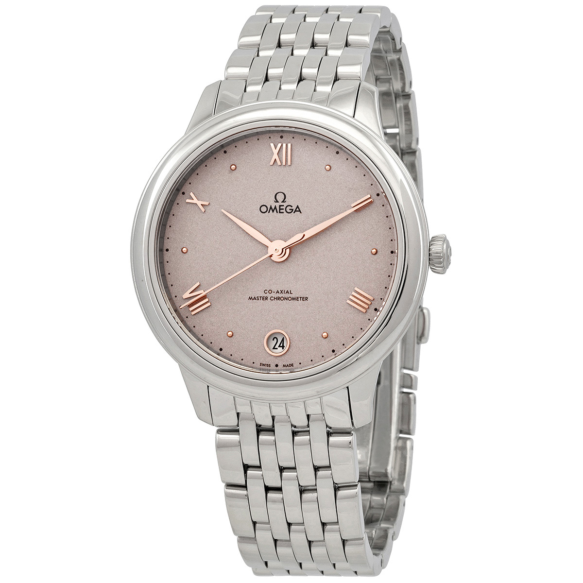 Omega De Ville Automatic Chronometer Grey Dial Ladies Watch 434.10.34.20.02.002
