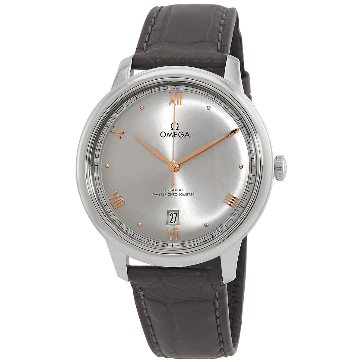 Omega De Ville Automatic Chronometer Grey Dial Men's Watch 434.13