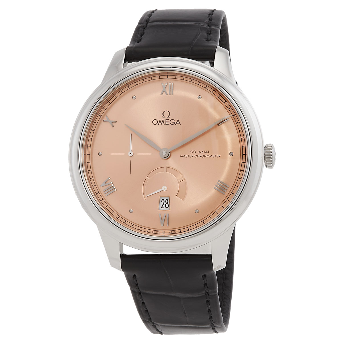 Omega De Ville Automatic Pink Dial Men's Watch 434.13.41.21.10.001