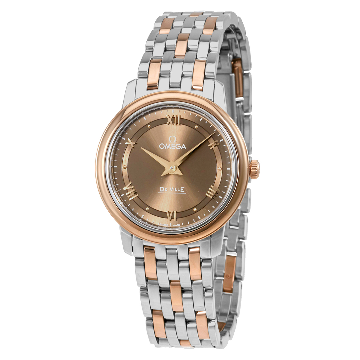 Omega De Ville Chestnut Dial Ladies Watch 424.20.27.60.13.001