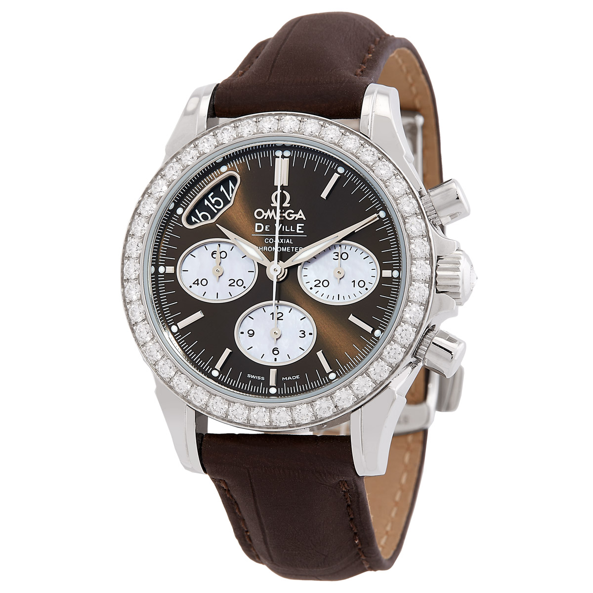 Omega De Ville Chronograph Automatic Ladies Watch 422.18.35.50.13.001