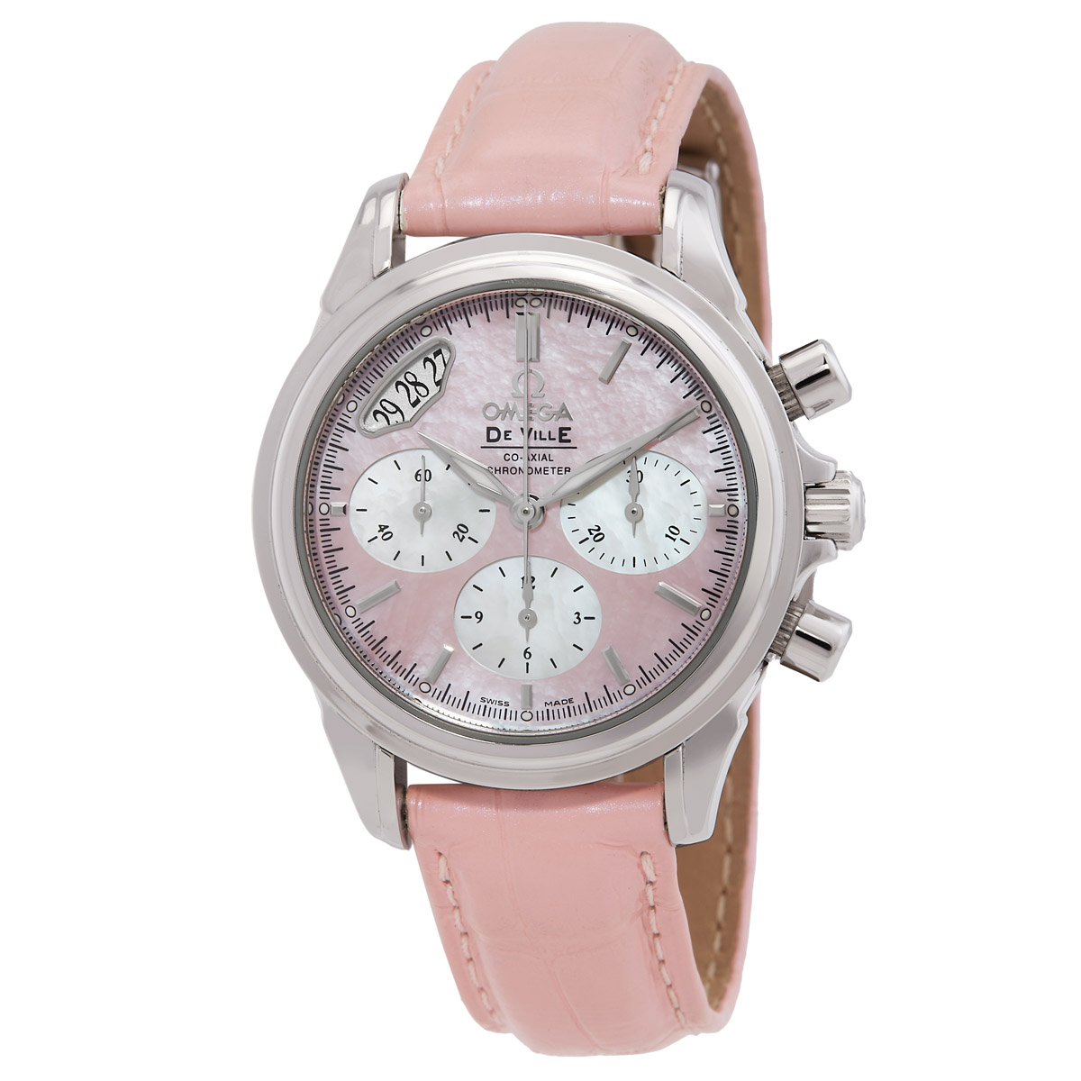 Omega De Ville Chronograph Automatic Ladies Watch 48787434