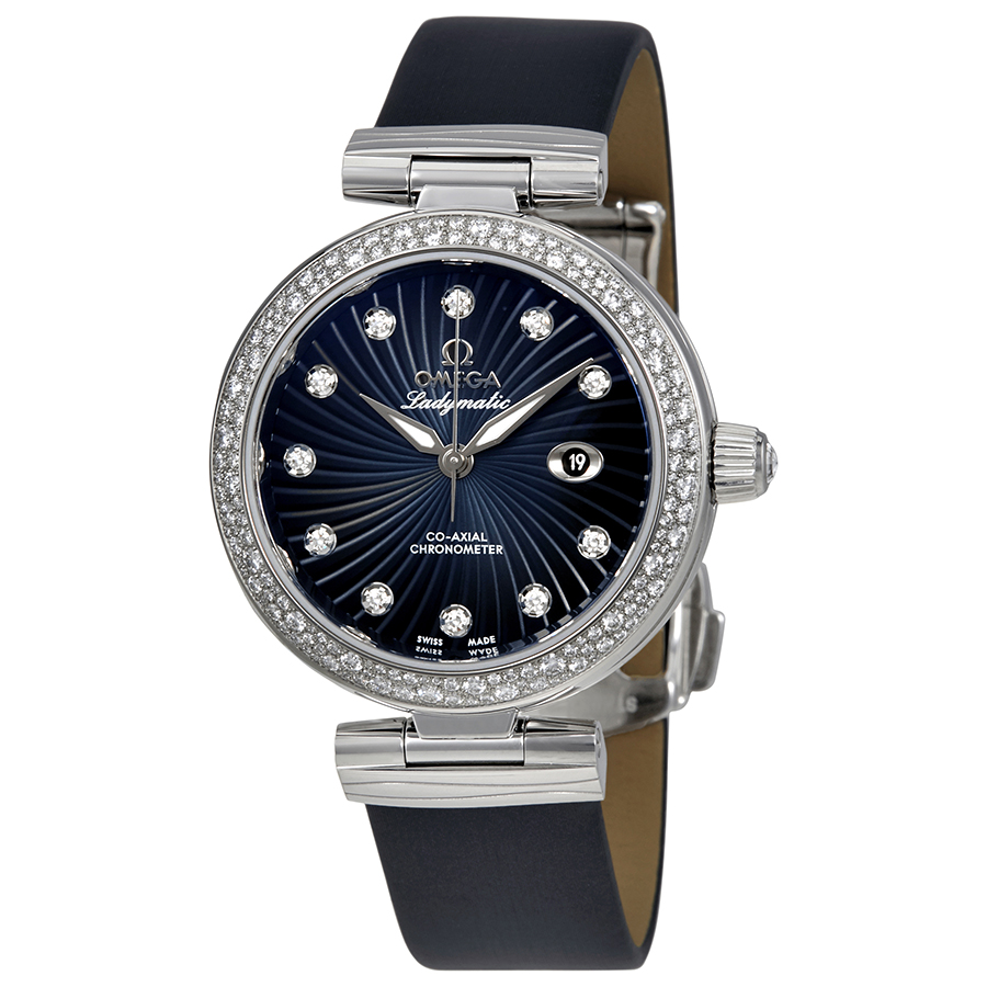 Omega De Ville Ladymatic Blue Dial Ladies Watch 425.37.34.20.56.001