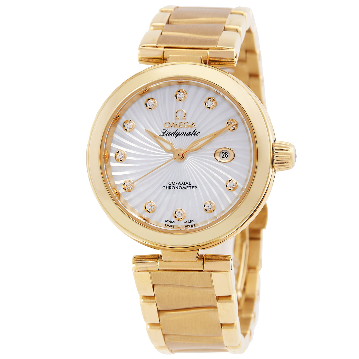 Omega De Ville Ladymatic Diamond Ladies Watch 425.60.34.20.55.002