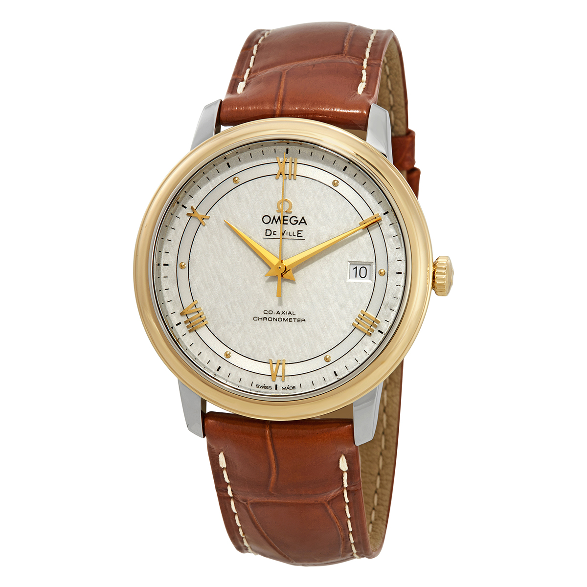 Omega De Ville Prestige Automatic Silver Dial Men's Watch 424.23.40.20.02.001