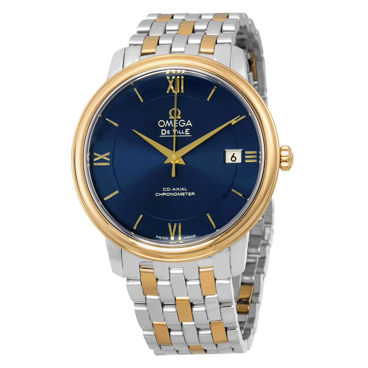 Omega De Ville Prestige Co-Axial Blue Dial Men's Watch 424.20.37.20.03.001