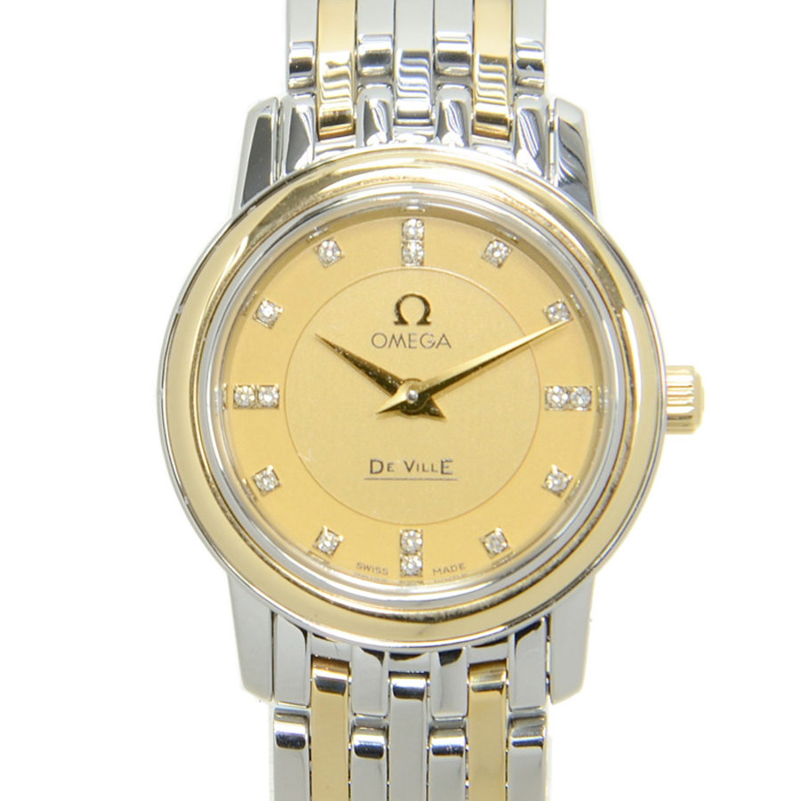 Omega De Ville Quartz Diamond Ladies Watch 4370.16.00 785449049192 