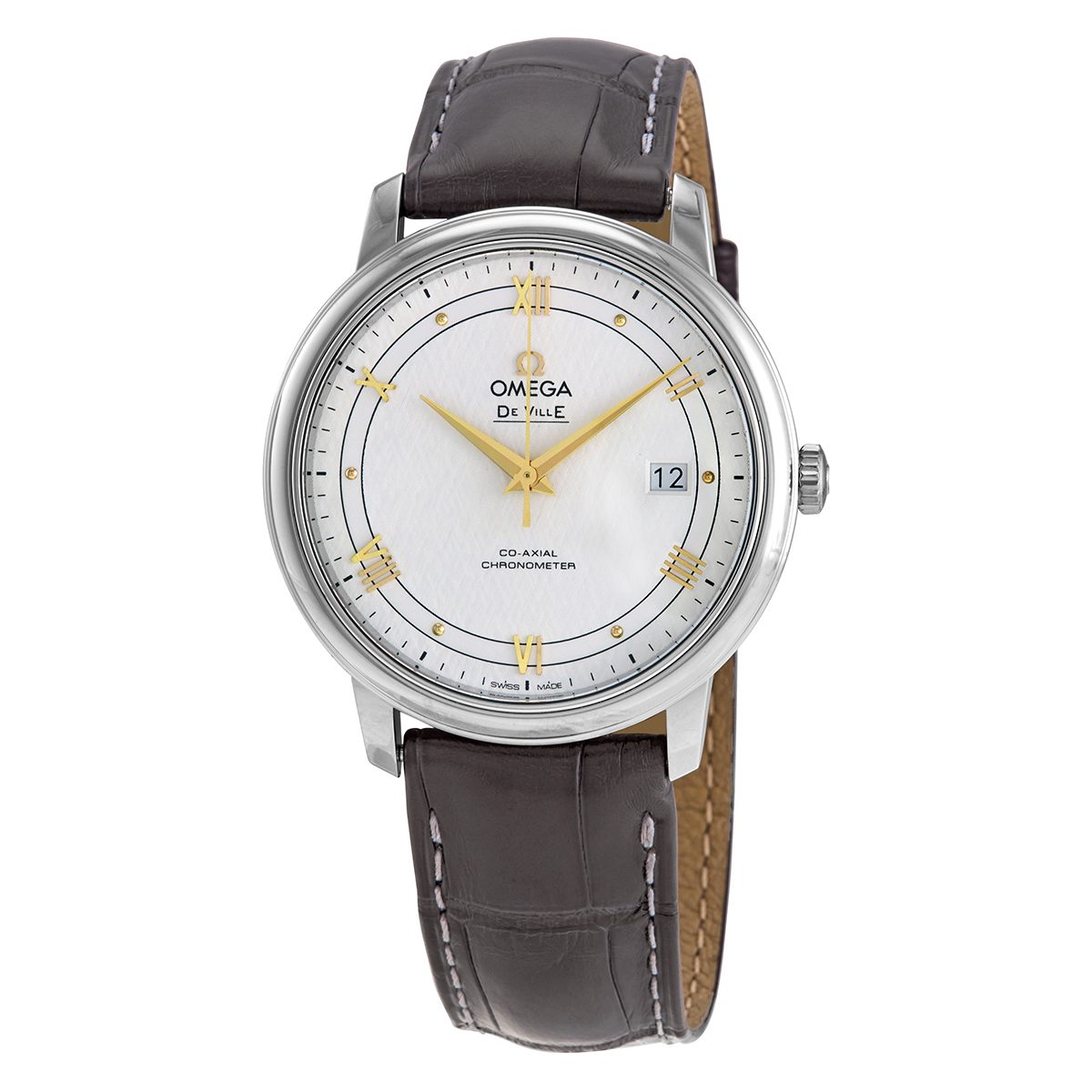 Omega De Ville Silver Dial Automatic Men's Watch 424.13.40.20.02.005
