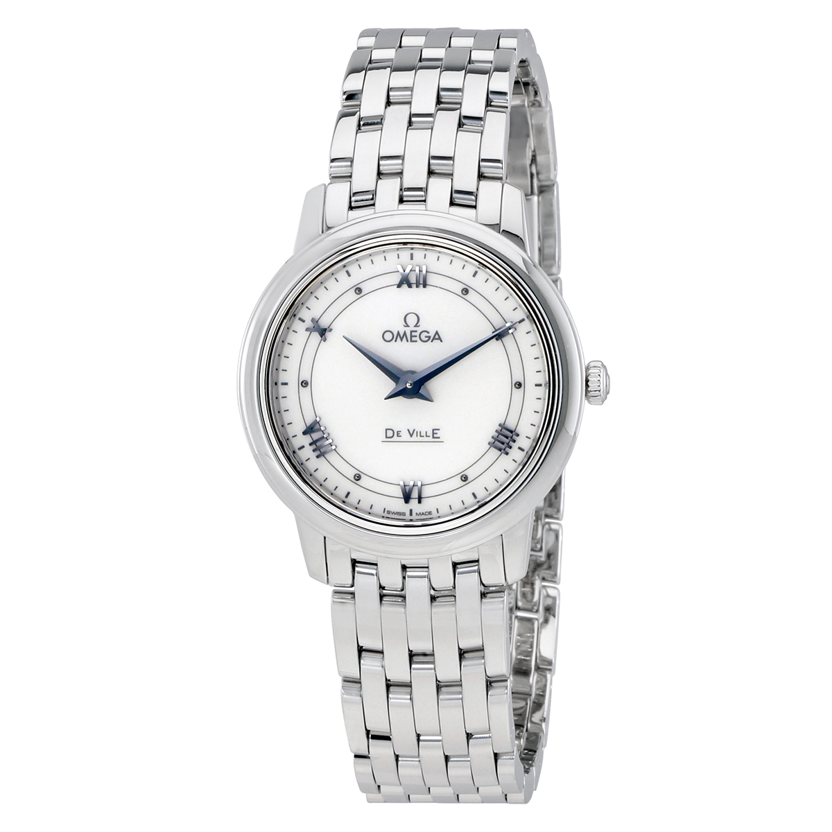 Omega De Ville Silver Dial Ladies Watch 424.10.27.60.04.001