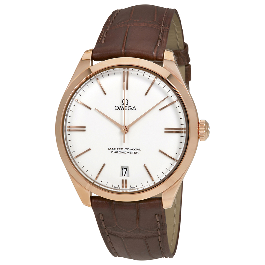 Omega De Ville Tresor White Enamel Dial Men's Watch 432.53.40.21.04.001