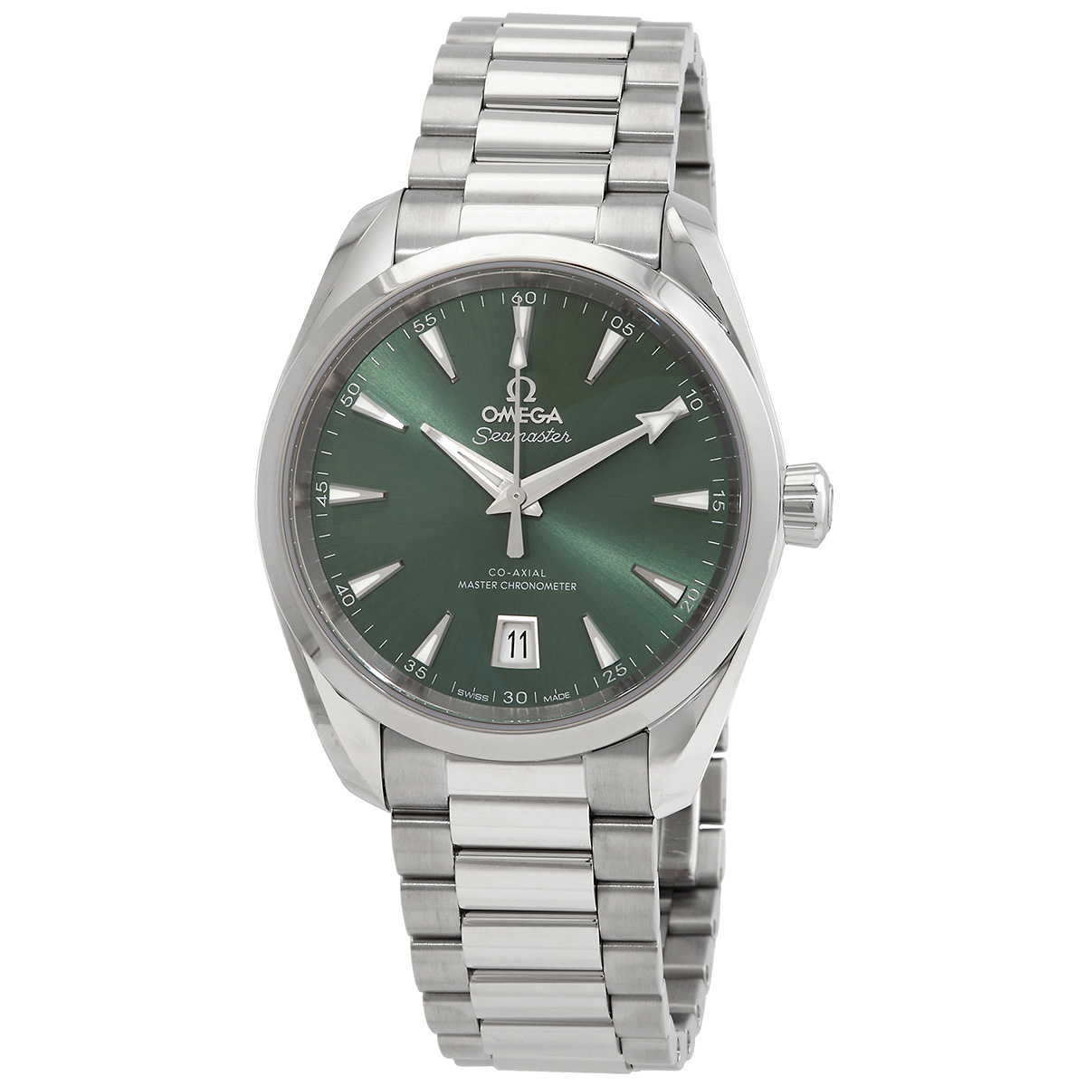 Omega Seamaster Aqua Terra Automatic Chronometer Green Dial Unisex Watch 220.10.38.20.10.002