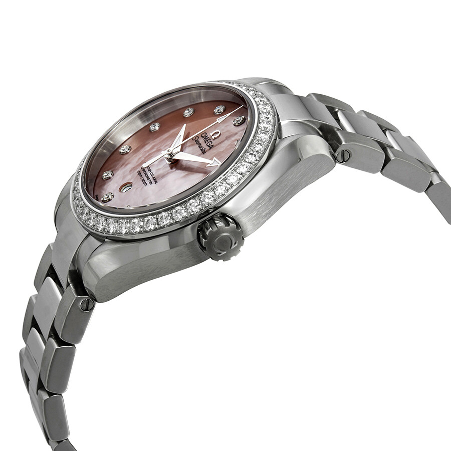 Omega Seamaster Aqua Terra Automatic Diamond Ladies Watch 231.15.34.20.57.003 - Seamaster Aqua 