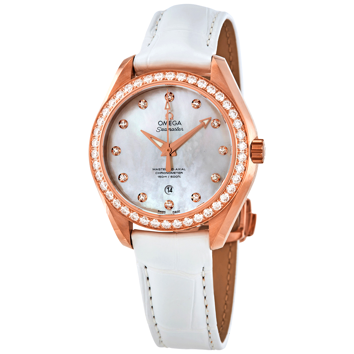 Omega Seamaster Aqua Terra Diamond Ladies Watch 231.58.34.20.55.003