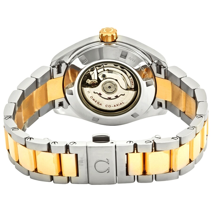 Omega Seamaster Aqua Terra White Mother of Pearl Diamond Dial Ladies Watch 231.25.34.20.55.006 