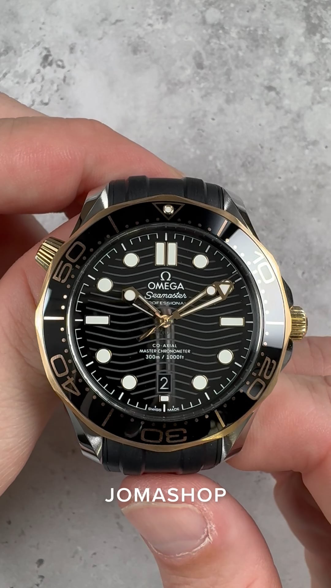 Omega Seamaster Automatic Chronometer Black Dial Men's Watch
