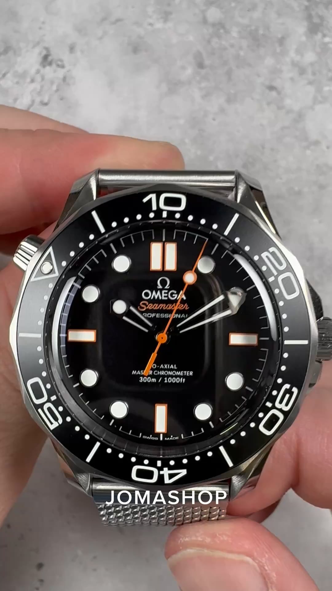 Omega Seamaster Automatic Chronometer Black Dial Men's Watch