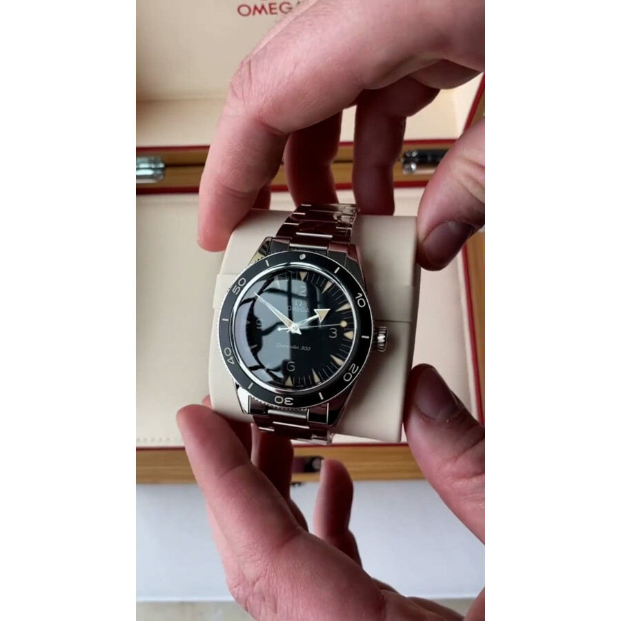 Omega Seamaster Automatic Chronometer Black Dial Men's Watch