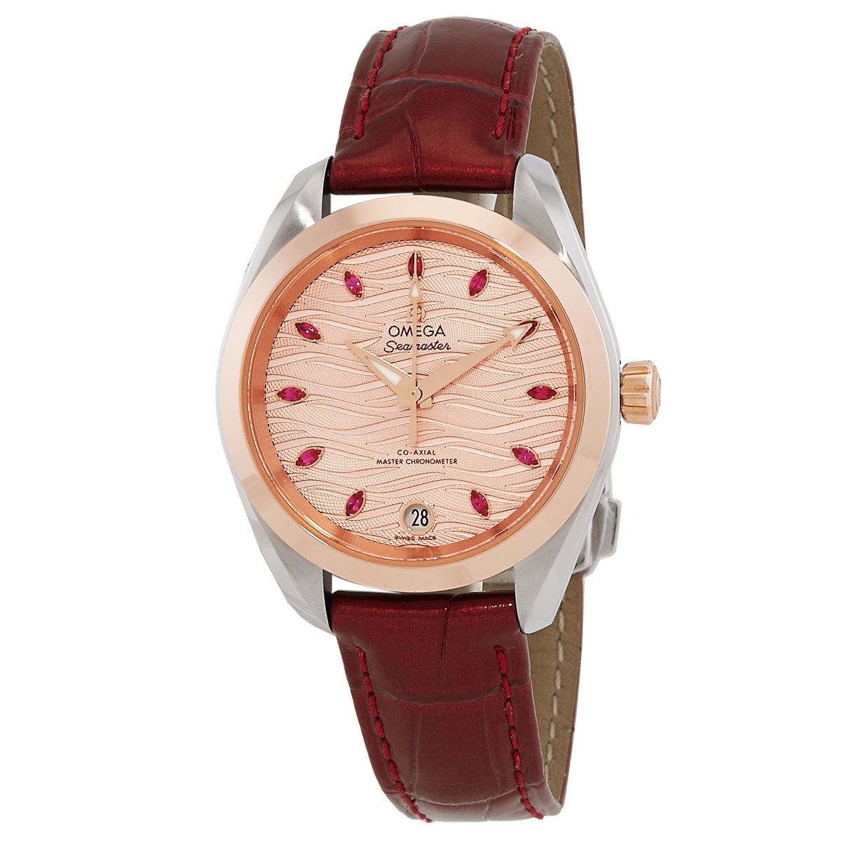 Seamaster Automatic Chronometer Pink Dial Ladies Watch