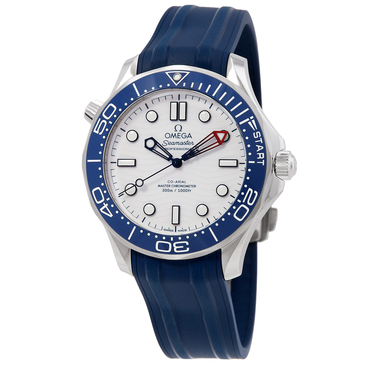 Seamaster Automatic Chronometer White Dial Men's Watch