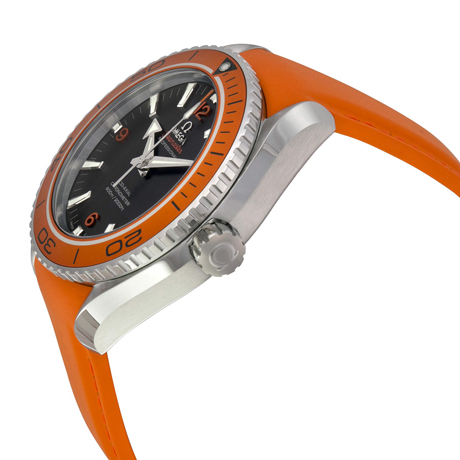Omega Seamaster Planet Ocean Automatic Black Dial Orange Silicone Rubber Men'sWatch 232.32.46.21 