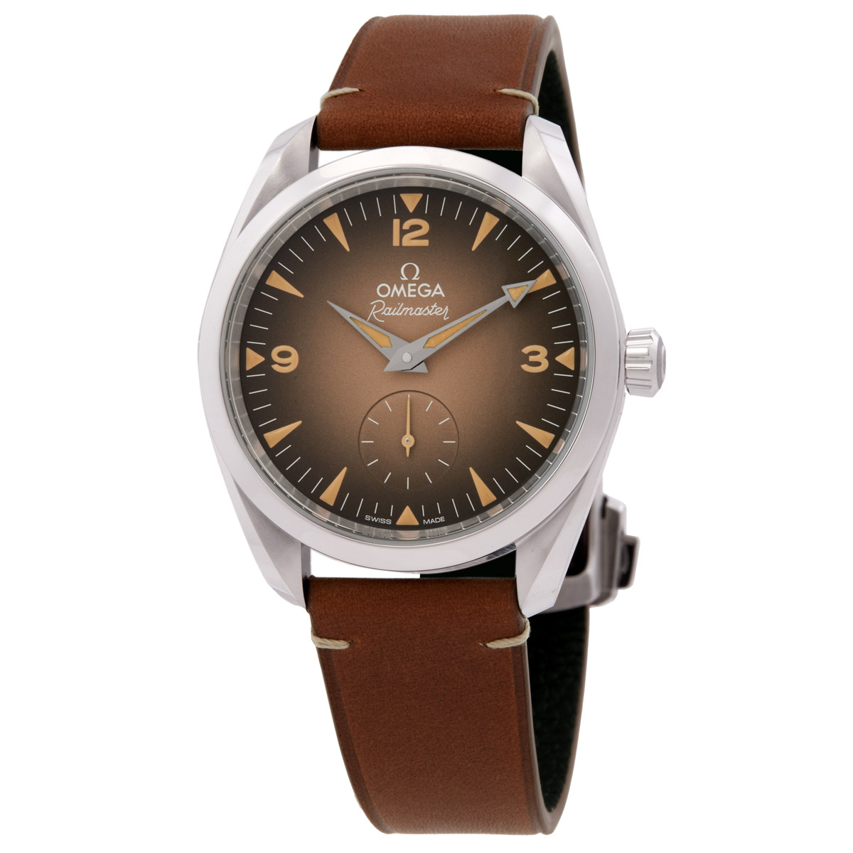 Seamaster Railmaster Chronograph Automatic Brown Dial Watch