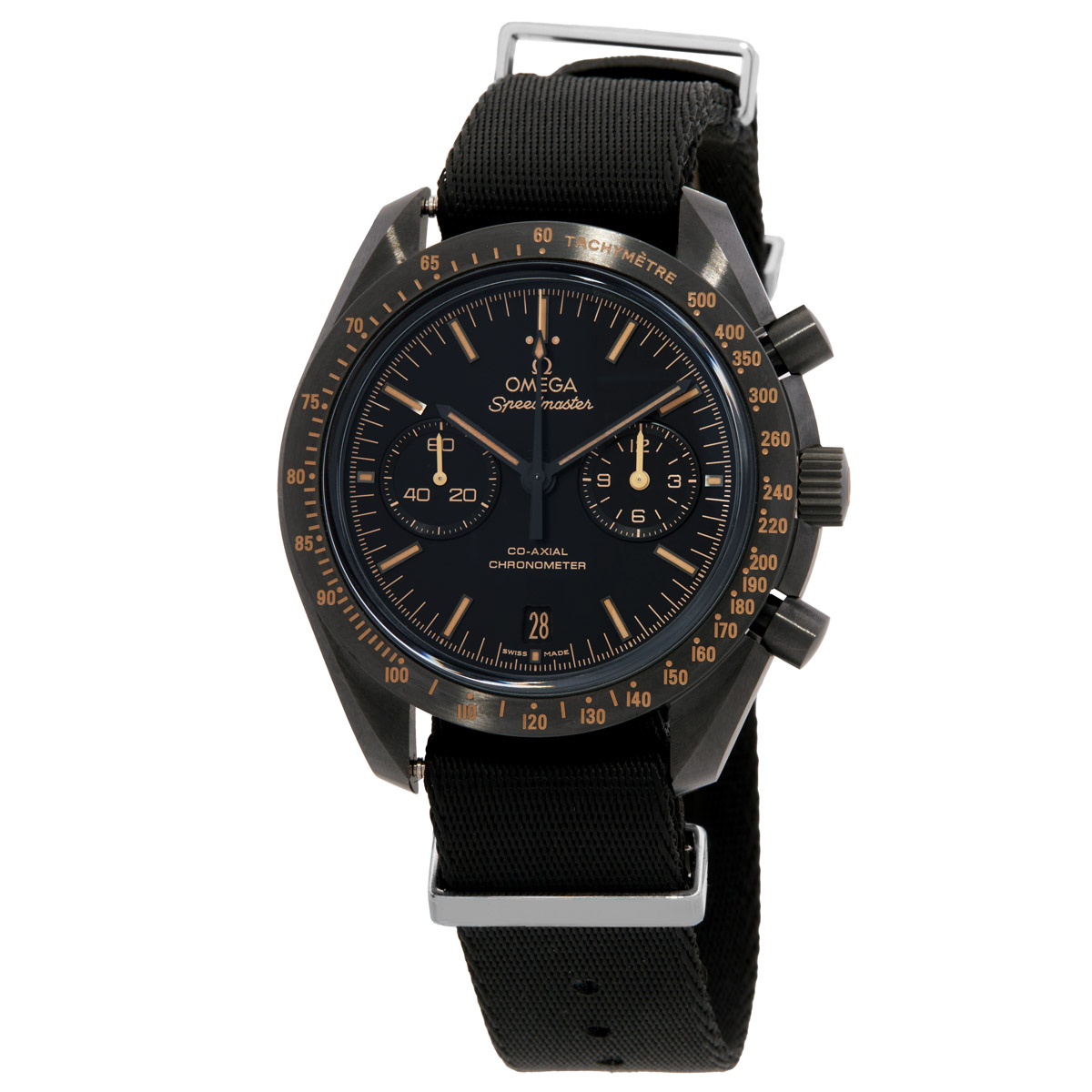 Speedmaster Chronograph Automatic Chronometer Black Dial Men's Watch