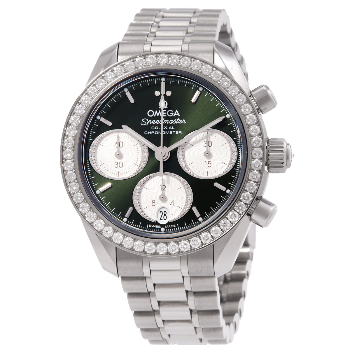 Speedmaster Chronograph Automatic Green Dial Watch