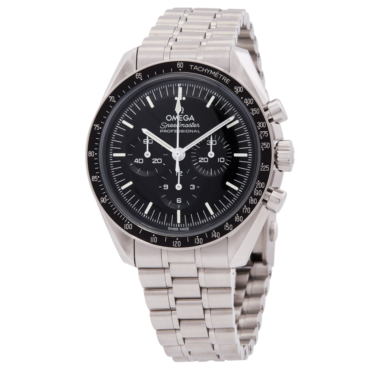 Speedmaster Chronograph Hand Wind Black Dial Men's Watch