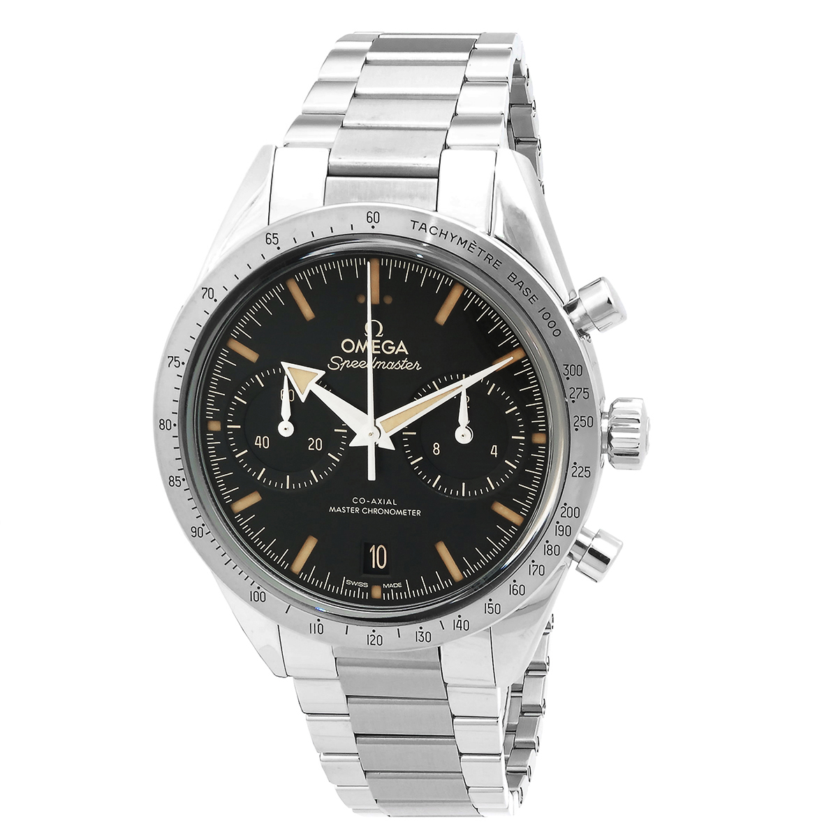 Speedmaster Chronograph Hand Wind Black Dial Men's Watch