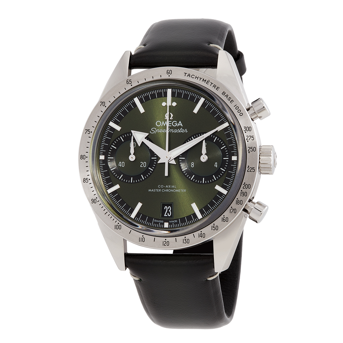 Omega Speedmaster '57 Chronograph Hand Wind Green Dial Men's Watch