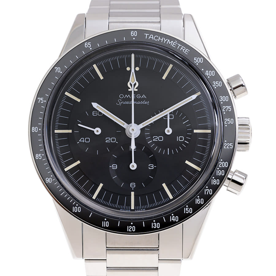 Omega Speedmaster "Ed White" Chronograph Hand Wind Black Dial Unisex Watch 31130403001001