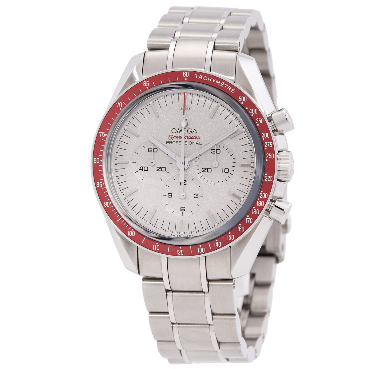 Omega Speedmaster Tokyo 2020 Olympics Chronograph Manual Wind Silver Dial Men's Watch 522.30.42.30.06.001