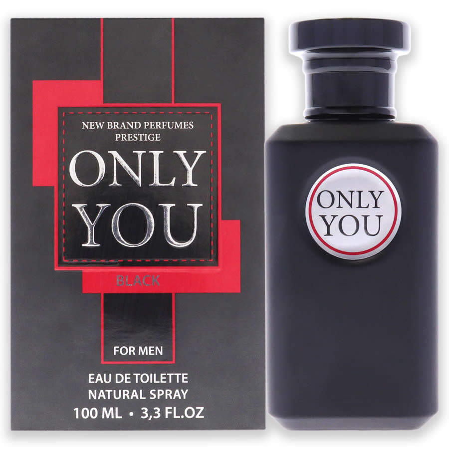 New Brand Only You Black By For Men - 3.3 oz Edt Spray In Black