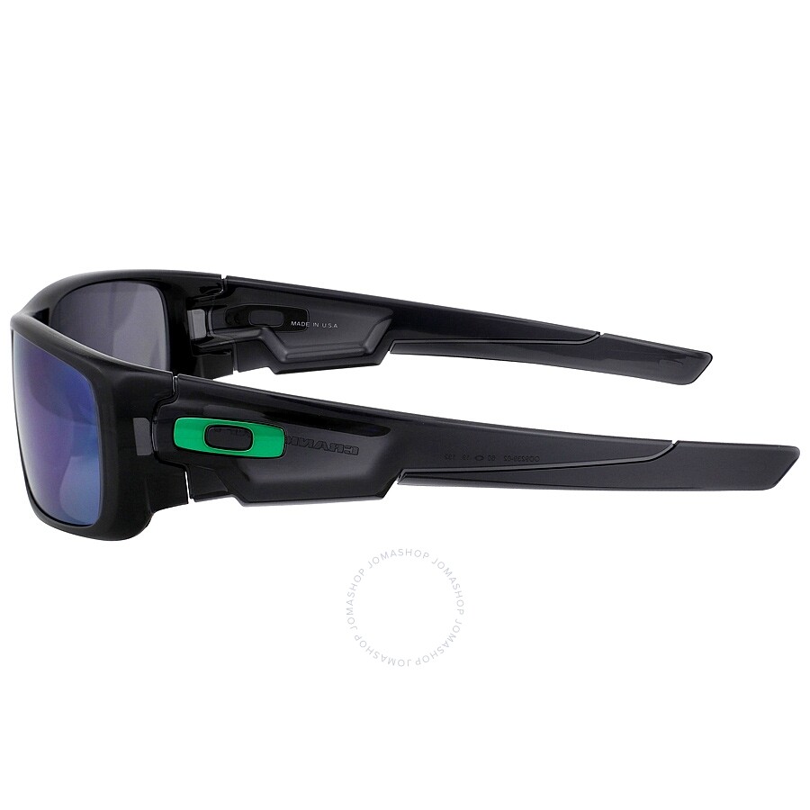 Open Box Oakley Crankshaft Sport Sunglasses Black Ink/Jade Iridium