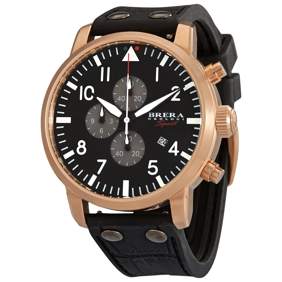 Brera Orologi Open Box Brera Orologi Tornado Chronograph Quartz Black
