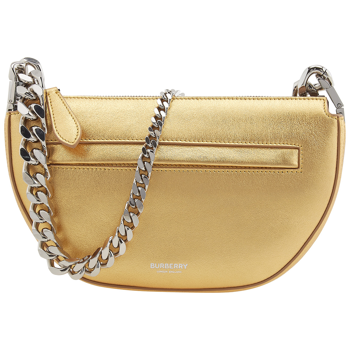 Burberry Open Box - Burberry Ladies Gold Olympia Mini Metallic