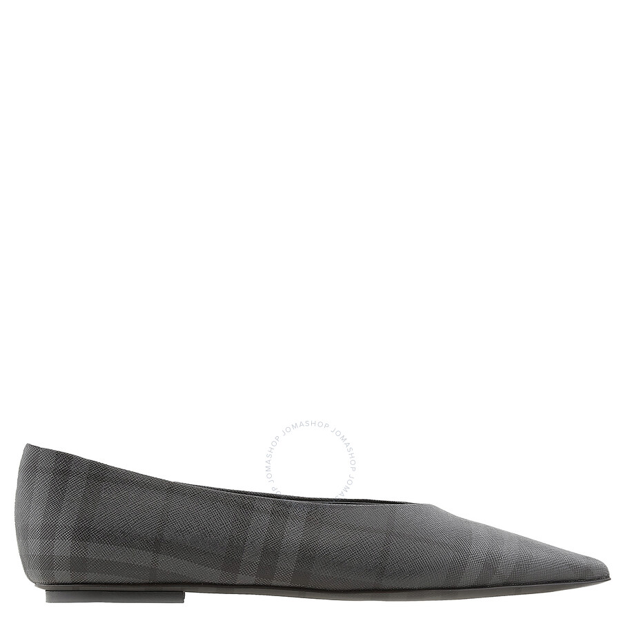 Burberry Open Box - Burberry Madelina Check Ballet Flats In
