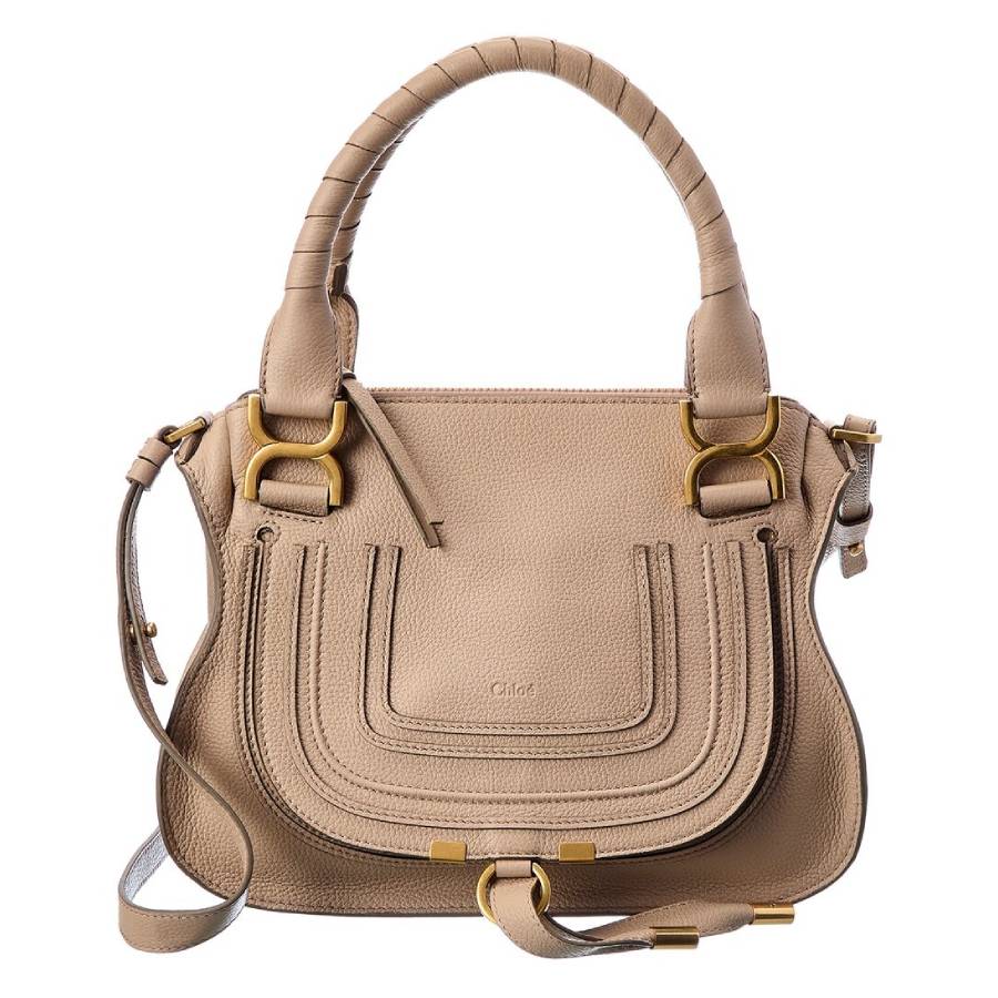 Chloé Open Box - Chloe Small Grained Leather Marcie Bag