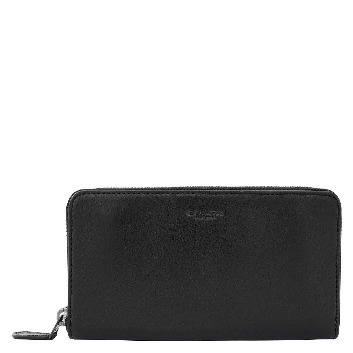Coach Open Box - Coach Black Sport Calf Leather Accordion Wallet