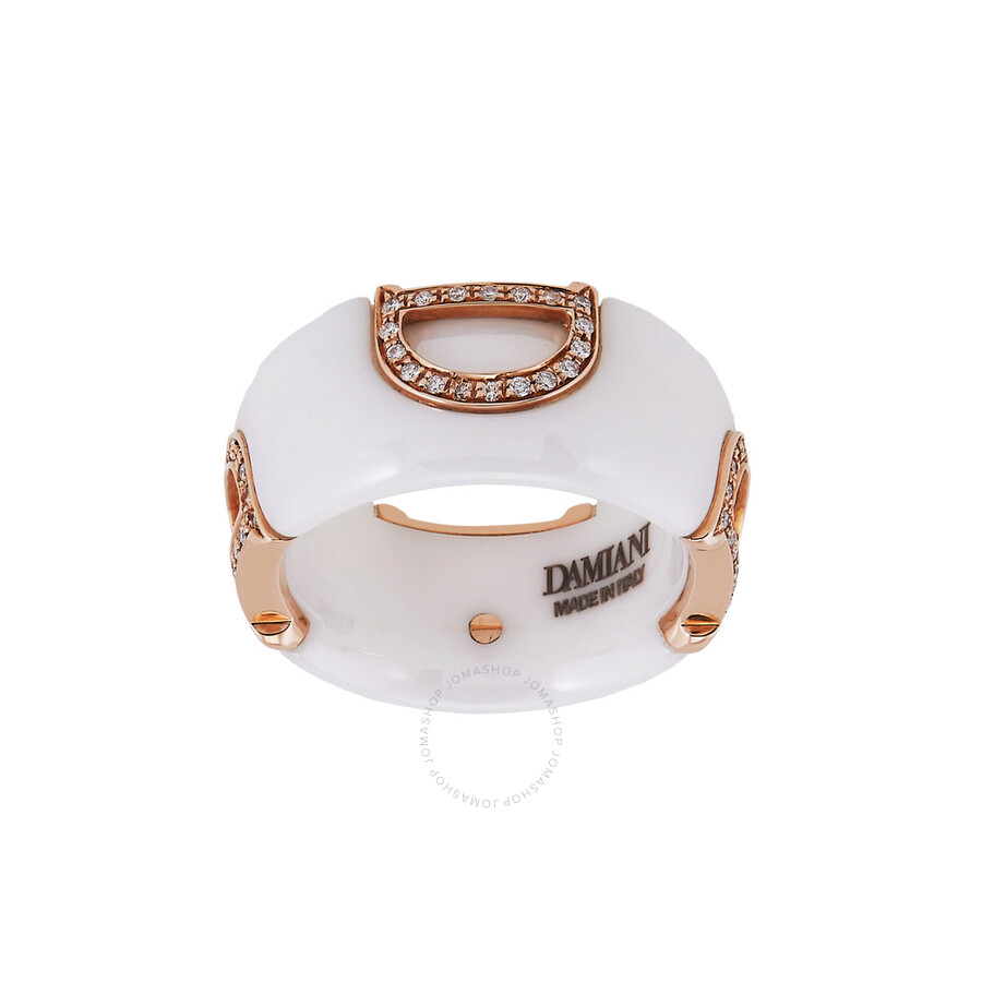 Damiani Open Box - D.icon Ladies White Ceramic