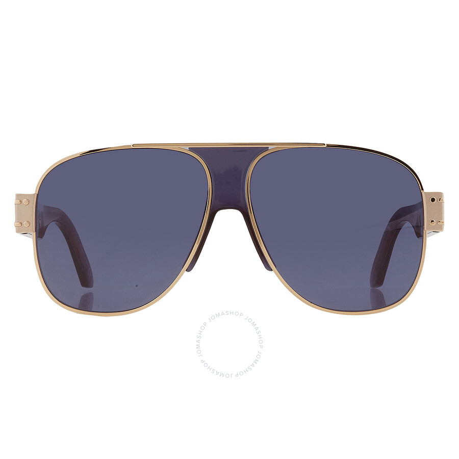Dior Open Box - Signature A3u Blue Pilot Ladies Sunglasses Cd40071u 10v 61