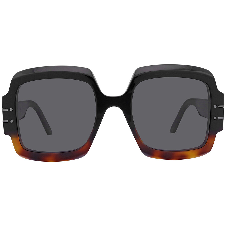 Dior Open Box - Signature S1u Grey Butterfly Ladies Sunglasses Cd40049u 05a 55 In Black
