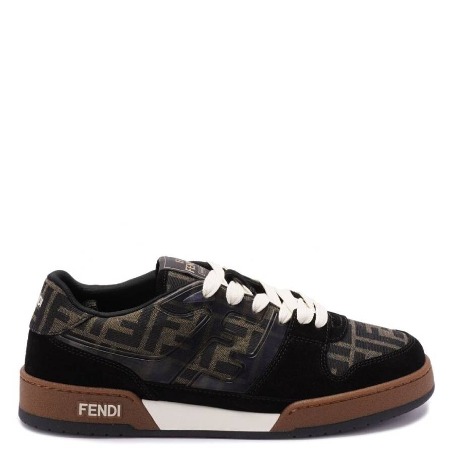 Fendi Open Box - Fendi Match FF Jacquard Low-Top Sneakers