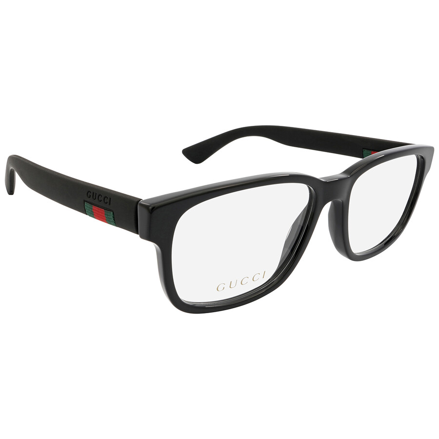 Gucci Open Box Gucci Demo Rectangular Men's Eyeglasses GG0011O 001 53