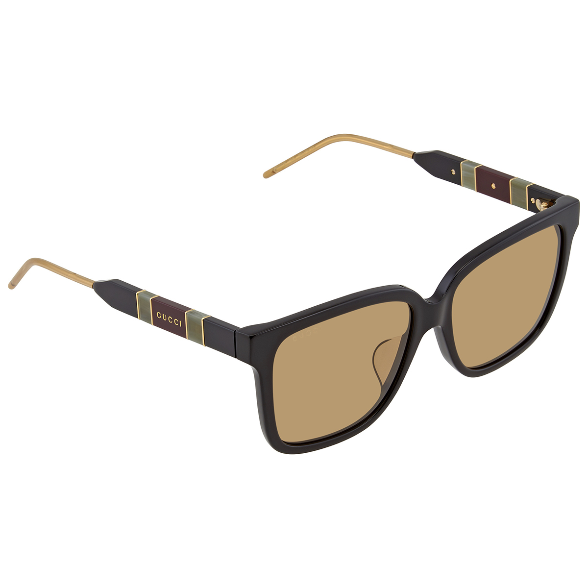 Gucci Open Box - Gucci Solid Ocher Rectangular Ladies  display picture 3