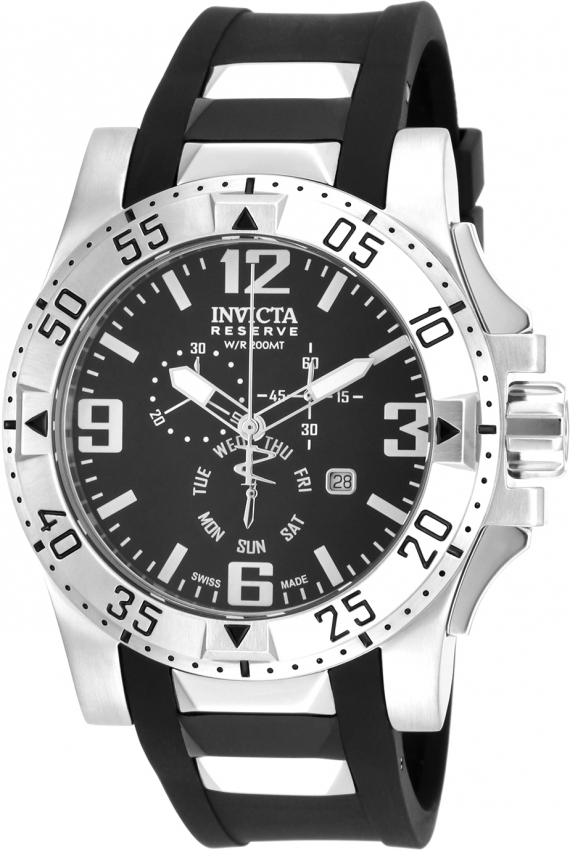 Invicta Open Box - Invicta Excursion Chronograph Black Dial Men's Watch ...