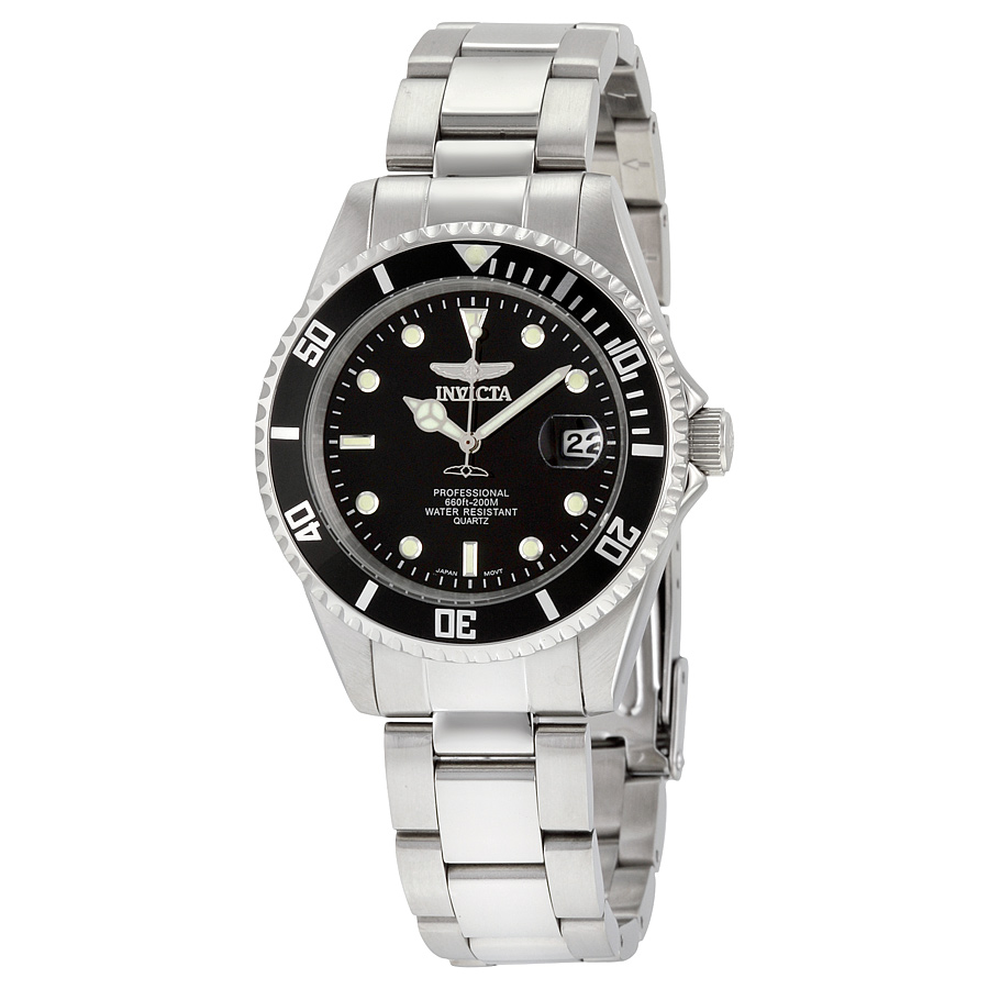 Invicta Open Box - Invicta Pro Diver Black Dial Men's Stainless Steel Men's  Watch 8932OB 8932OB 886678252503 - Pro Diver, Pro Diver Quartz - Jomashop